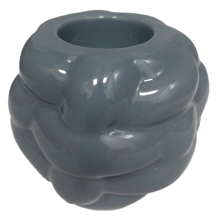 Portavela Nudos Gris Oxford | Velas | decoracion